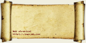 Jasminka Kovlenić vizit kartica